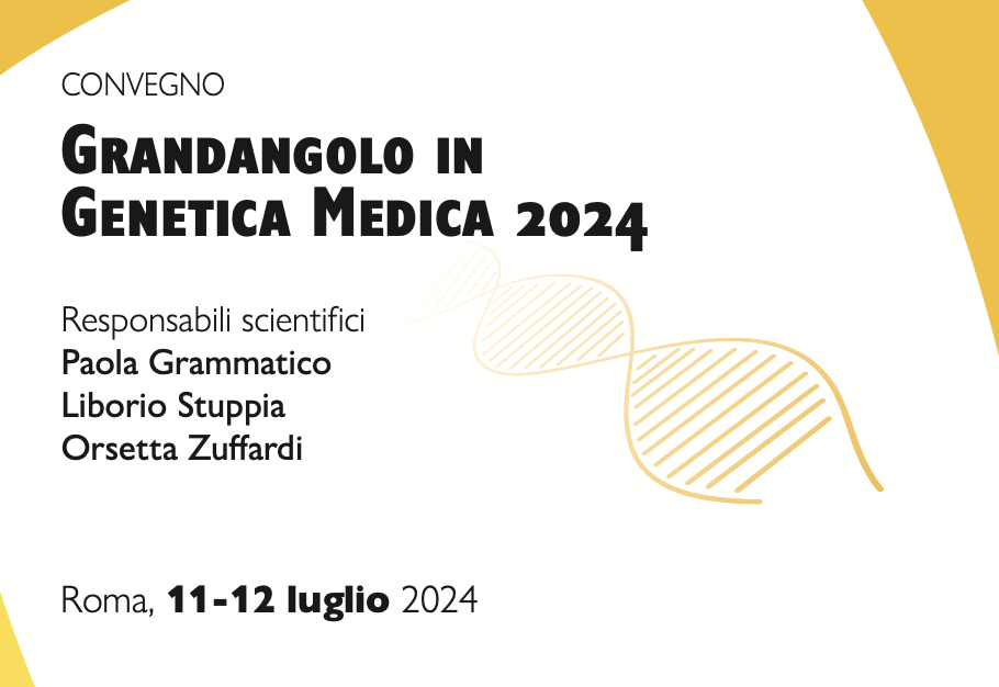 Grandangolo in Genetica Medica 2024